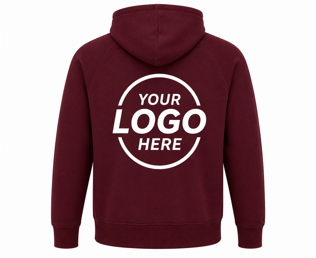 Burgundy Custom Hoodie