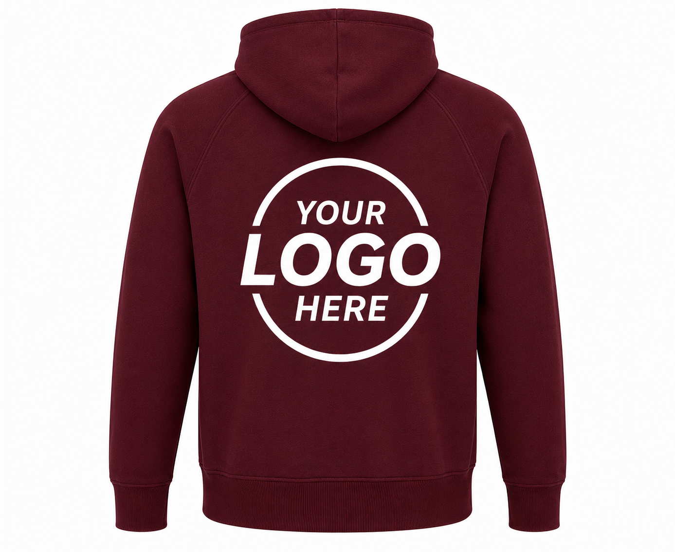 Burgundy Custom Hoodie