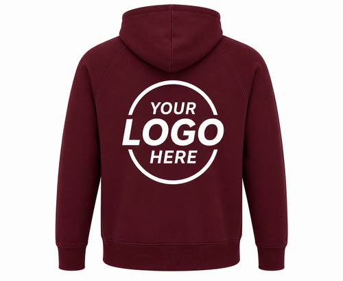 Burgundy Custom Hoodie