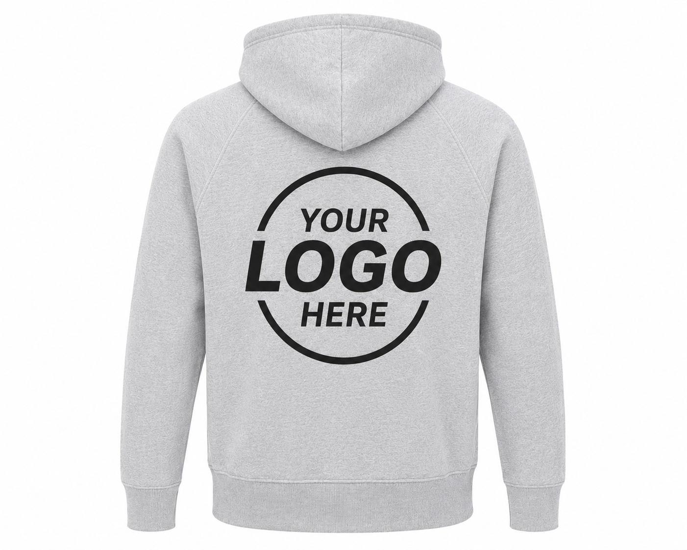 Grey Marl Custom Hoodie