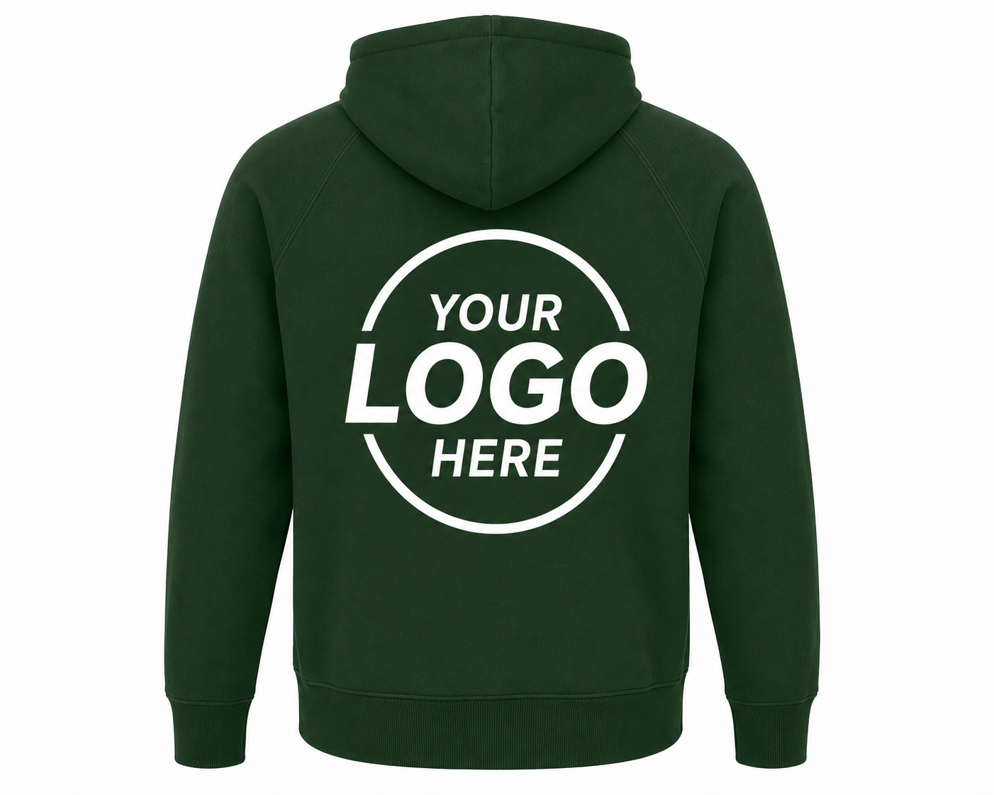 Dark Green Custom Hoodie