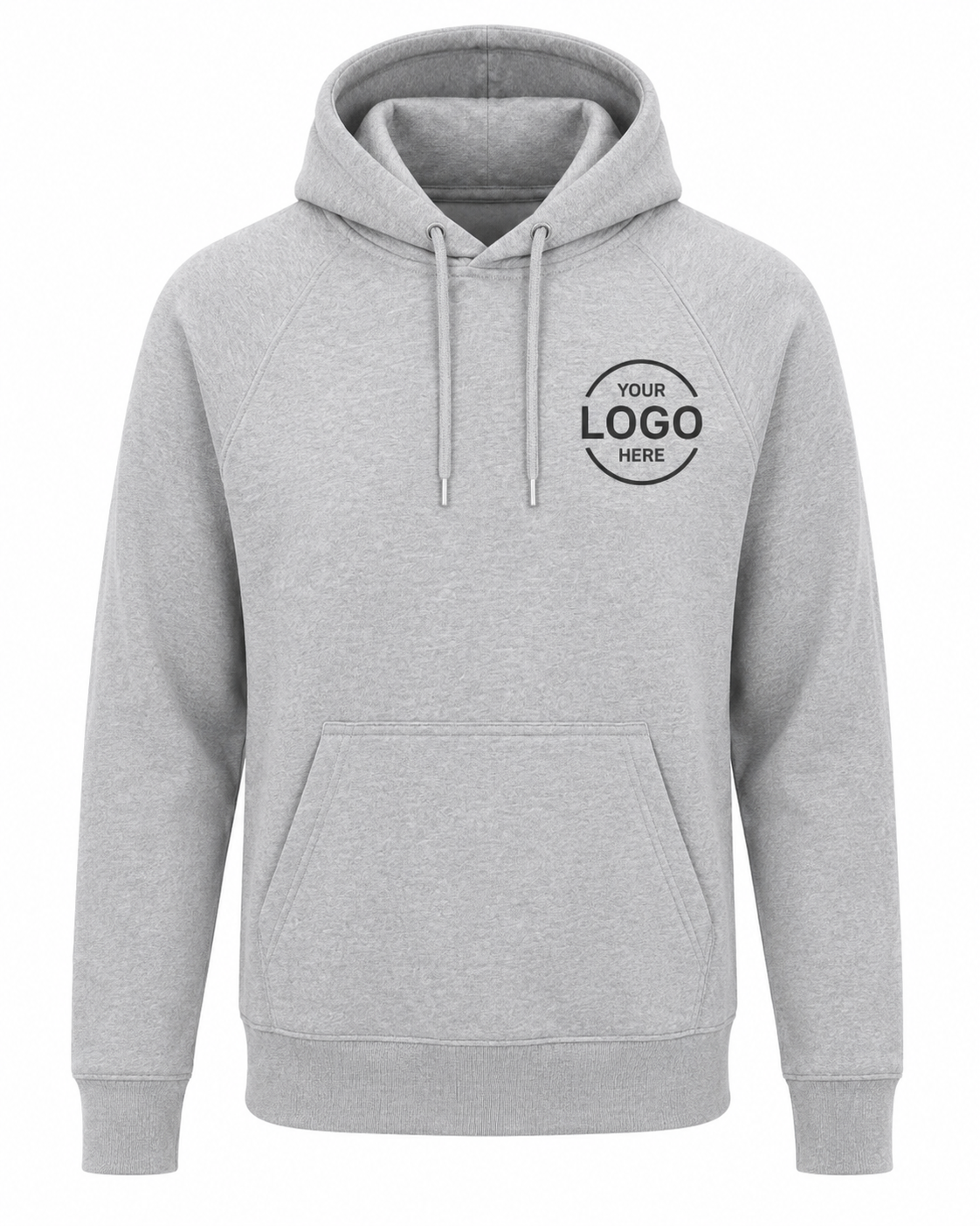 Grey Marl Custom Hoodie