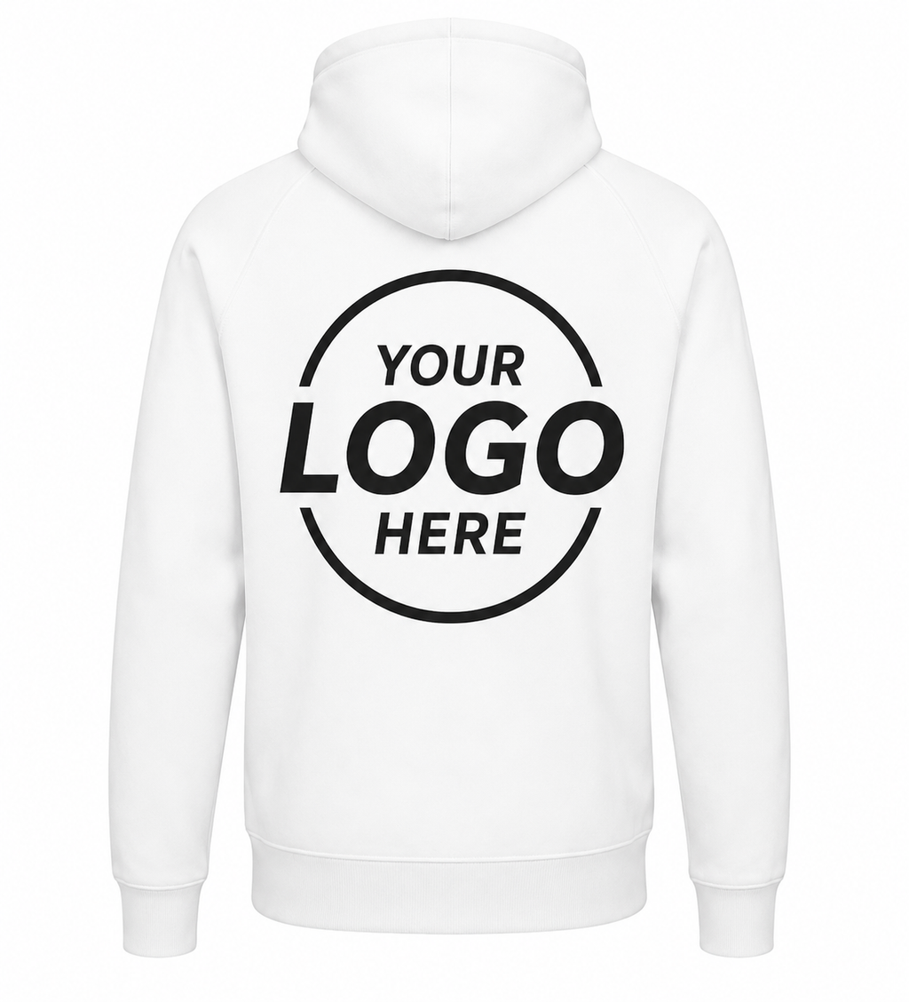 White Custom Hoodie