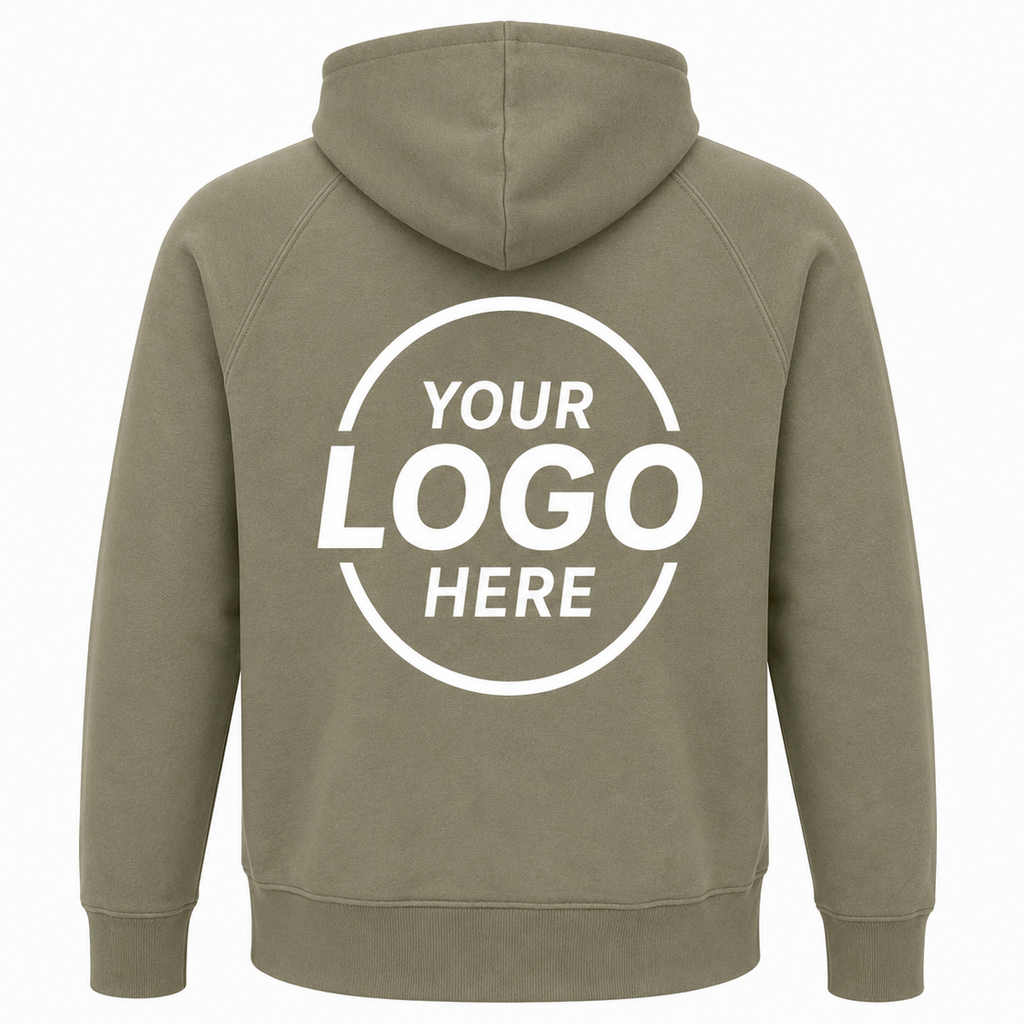 Khaki Custom Hoodie