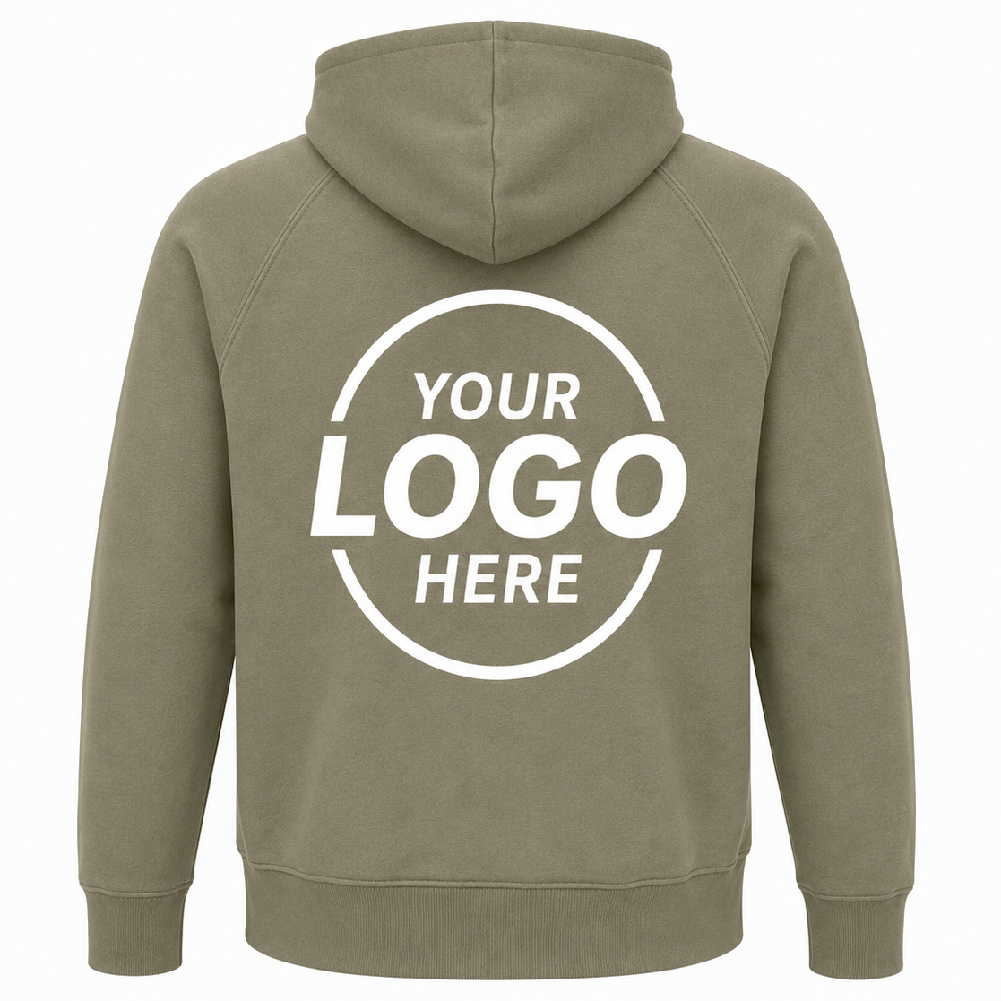 Khaki Custom Hoodie
